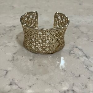 Kendra Scott Gold Filigree Cuff Bracelet